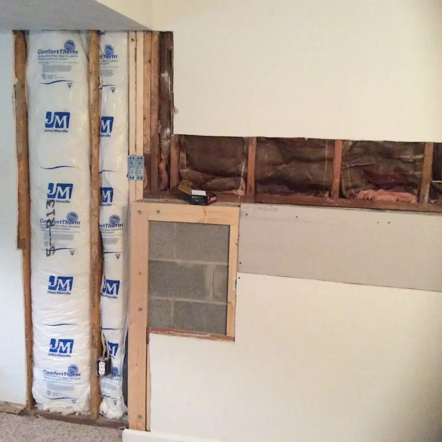 Wall insulation replacement during Structural Drying in Eureka